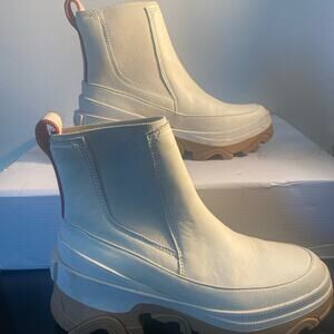 SOREL Women's Natural Brex Heel Chelsea Boots Size 5.5